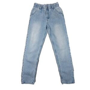 Denim Co Slouchy Jeans Youth 13-14 Years 164CM High Rise Tapered Denim‎ Pants